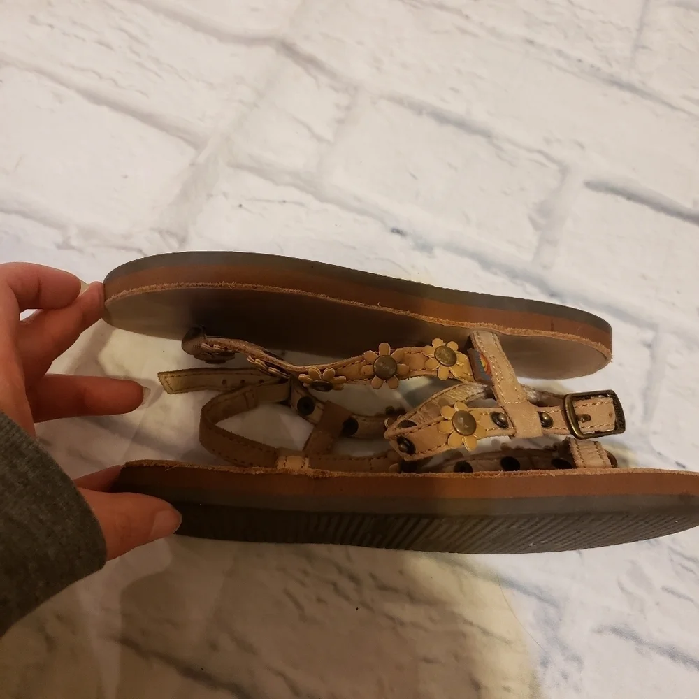 Rainbow girl sandals